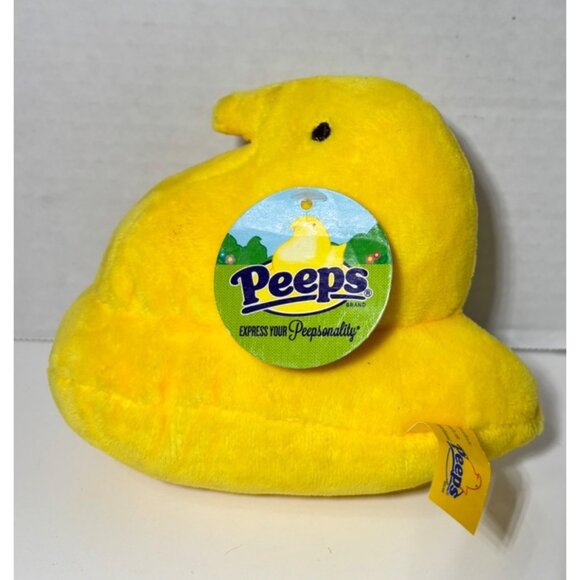 Peeps Plush Lot of 4 Chocolate-Scented Bunny Yellow Blue Chick Easter - Picture 3 of 10
